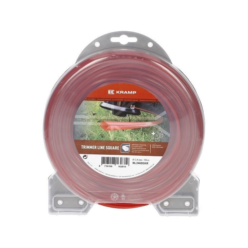 Bobine fil nylon Rond 2mm 126m