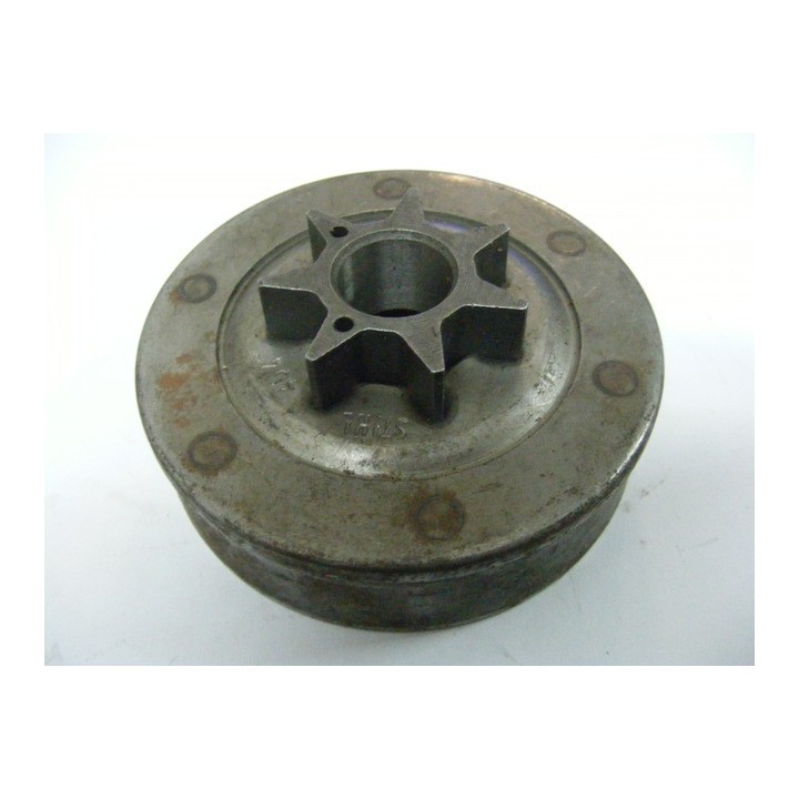 Cloche Pignon de chaine Pas 404 Intérieur 78mm 7 dents