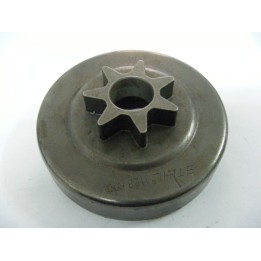 Cloche Pignon de chaine Pas 3/8 Intérieur 75mm 7 dents