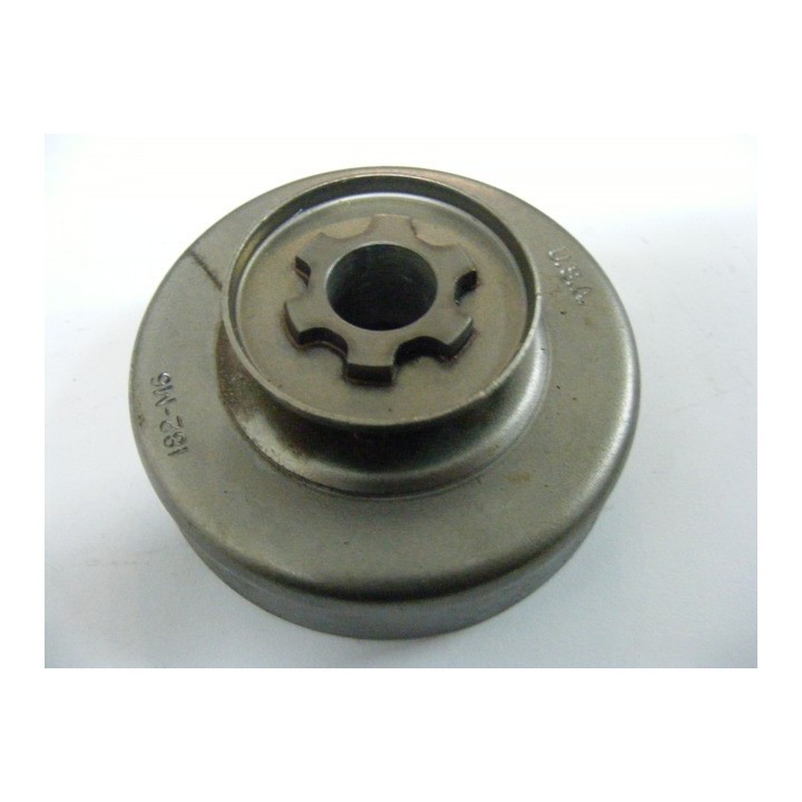 Cloche Pignon de chaine Pas 3/8 Intérieur 65mm 6 dents