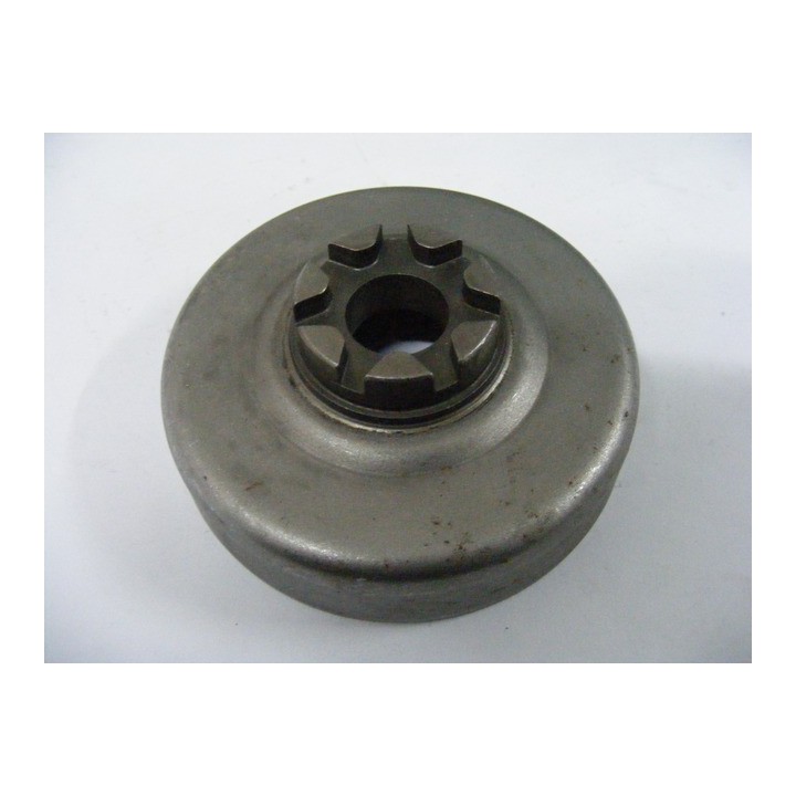 Cloche Pignon de chaine 7 dents / int 76mm / Axe 16mm