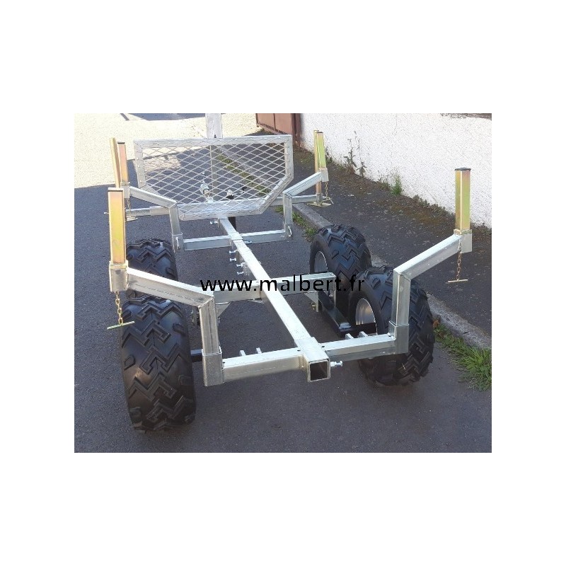 Remorque forestière quad