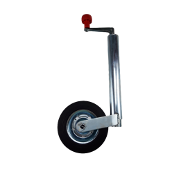 Roue jockey relevable remorque d48mm
