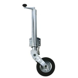 Roue jockey remorque plateau D60mm escamotable