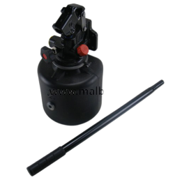 Pompe hydraulique manuelle 4 L plastique + levier