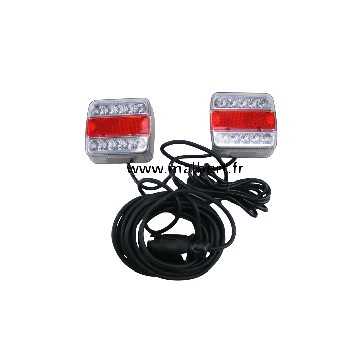 Kit éclairage 2 feux sans triangles LED magnétique IP65