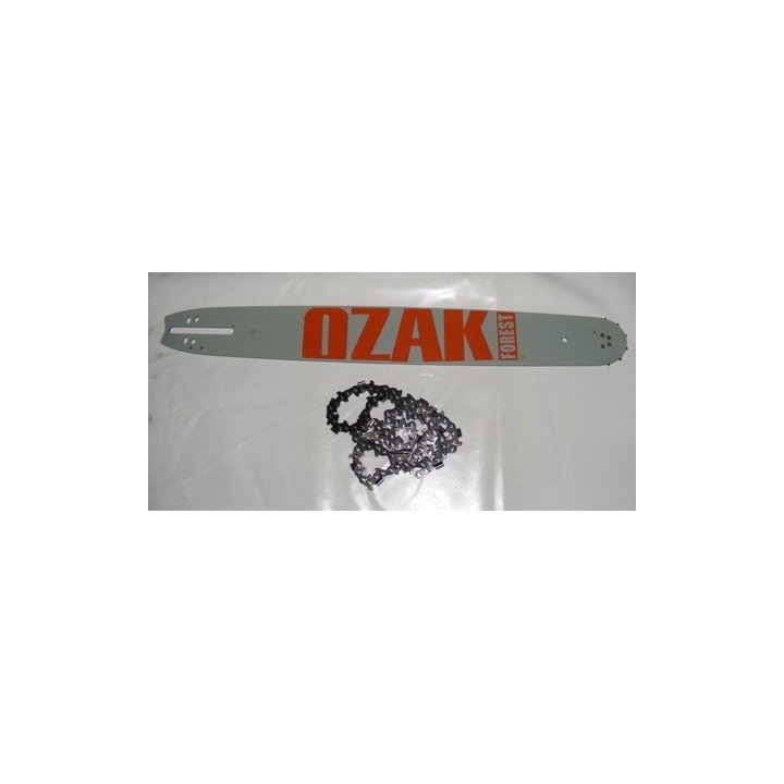 Guide 38cm +chaine komatsu zenoah G410-G450-G455-325 -58-1.5-64M HUSQVARNA  260-266-272-372-394 déstockage
