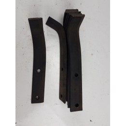 Couteaux fraise lot 10  sarcleur lot 10 couteaux- L200x30xh40 d8 entraxe 65mm déstockage