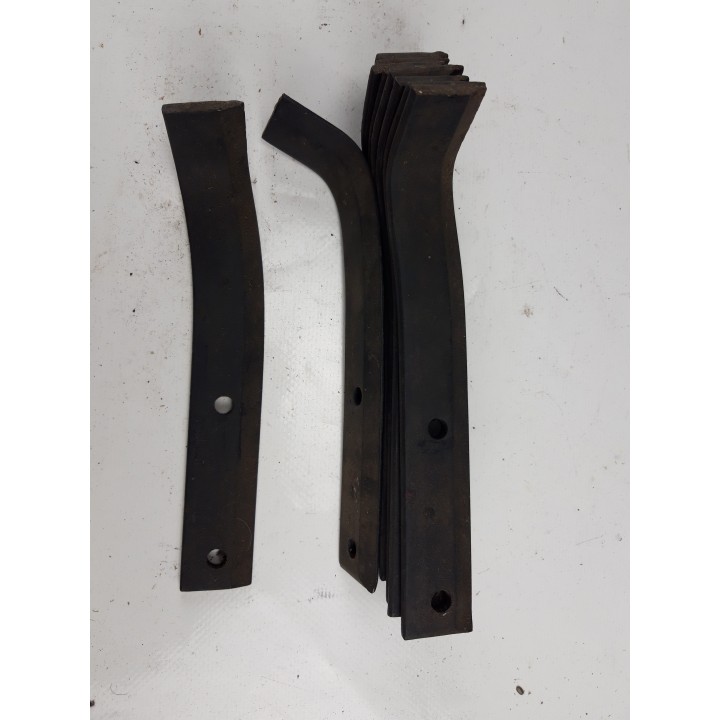 Couteaux fraise lot 10  sarcleur lot 10 couteaux- L200x30xh40 d8 entraxe 65mm déstockage