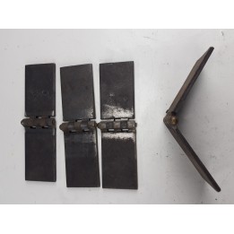 Charnières acier brut lot de 4 pièces -50x60mm déstockage