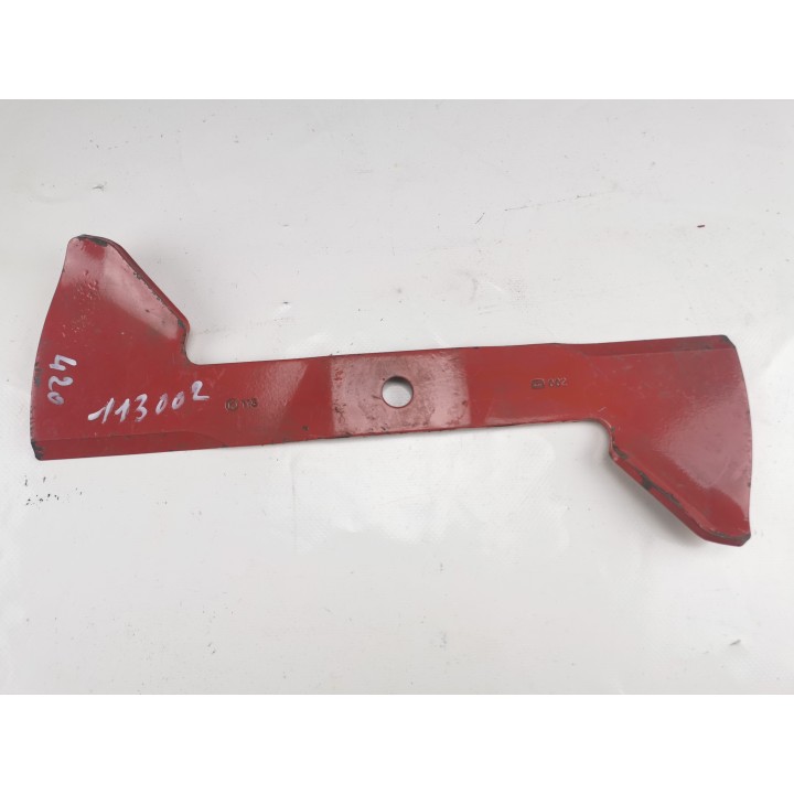 Lame tondeuse 420mm 50x50 trou 18mm déstockage