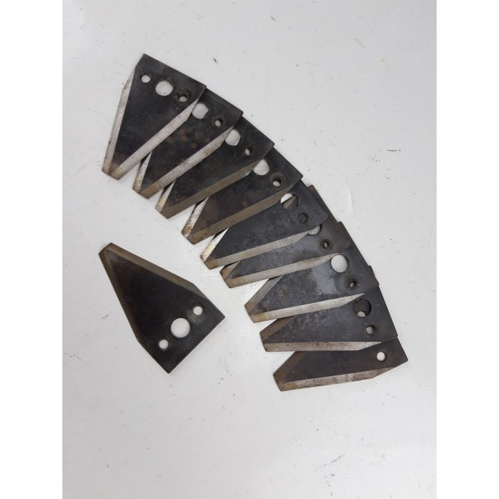 Sections lame motofaucheuse ESM- 3 trous  lot de 10 déstockage