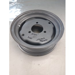 Jante motoculteur 3.5j10- 3 trous en triangle 86mm déport 20 mm déstockage
