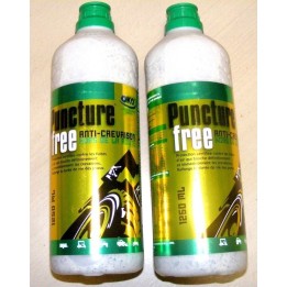 Anti-crevaison OKO 2 bidons de 1250ml pour véhicules de loisirs, matériels de parc et jardin, agricoles...