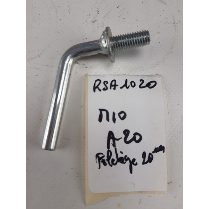 Vis manette de serrage M10 filetage 20mm remorque bateau déstockage