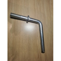 Vis manette de serrage m12 filetage 47mm pour collier de roue jockey remorque déstockage