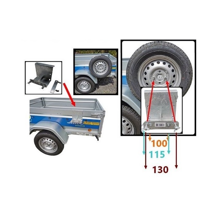 Support roue de secours LIDER 20921A