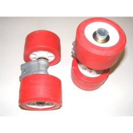 Galet double remorque bateau jeu de 2 pieces pour chandelle C40