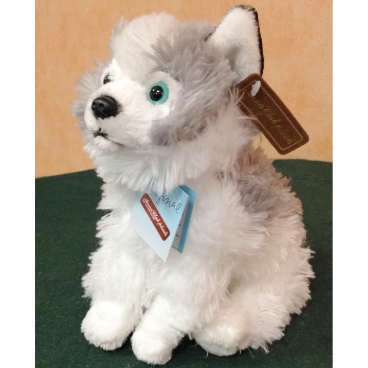 Peluche Husky 25 cm-marque ANNA CLUB PLUSH très bonne qualité