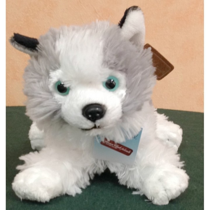 Peluche Husky 25 cm-marque ANNA CLUB PLUSH très bonne qualité
