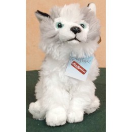 Peluche Husky 25 cm-marque ANNA CLUB PLUSH très bonne qualité