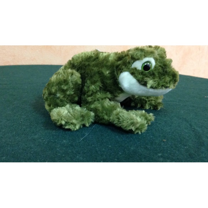 Peluche Grenouille 18 cm ANIMA 1752 trés bonne qualité prix déstockage