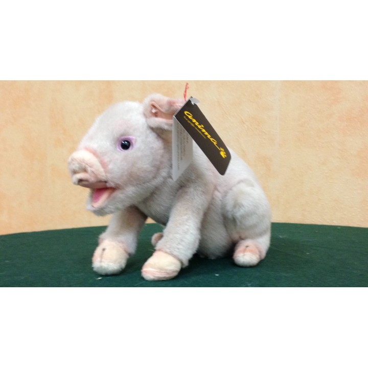 Peluche Cochon assis 25 cm ANIMA- A3380 haute qualité déstockage