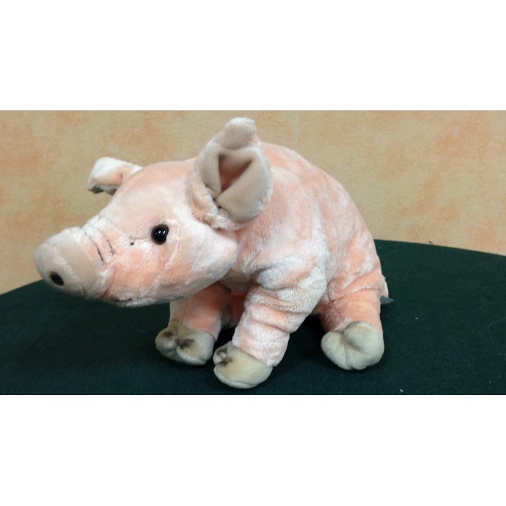Peluche Cochon assis 40 cm déstockage