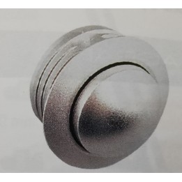 Poussoir pour serrure push lock rosace 24.5-bouton16mm pour panneau de 16 mm caravane déstockage