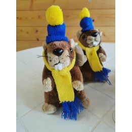 Peluche marmotte Rodadou déstockage