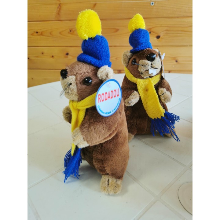 Peluche marmotte Rodadou déstockage