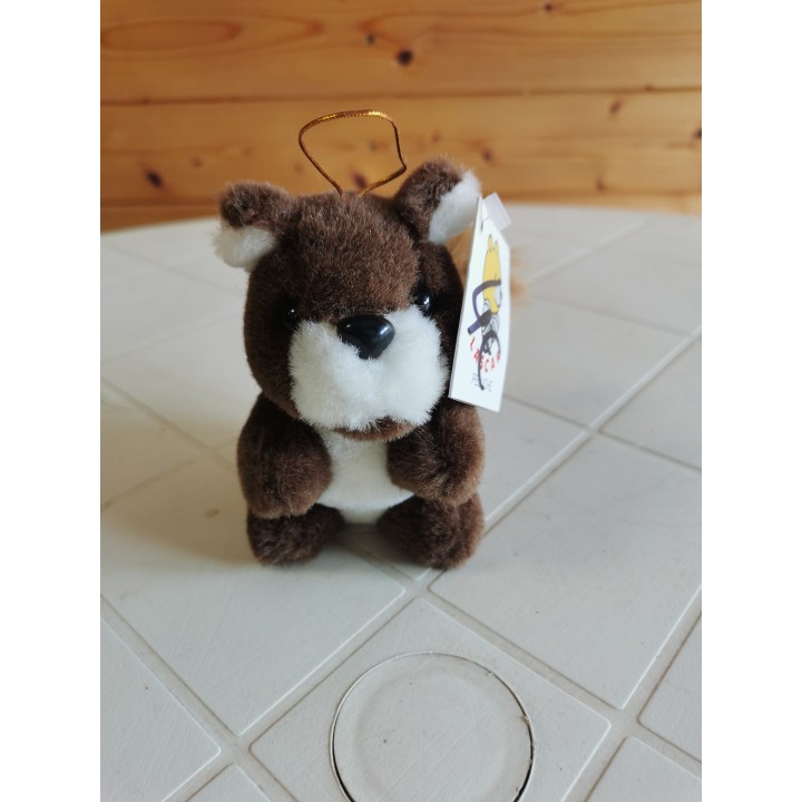 Peluche écureuil marron FONCE Lascar déstockage