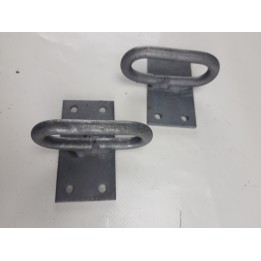 Anneaux arrimage sur platine lot de 2 pieces déstockage