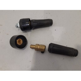 Prise de connection M+F 12V ou 24V ensemble déstockage pour + et -