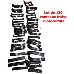 Lot de 120 couteaux fraise motoculture prix déstockage