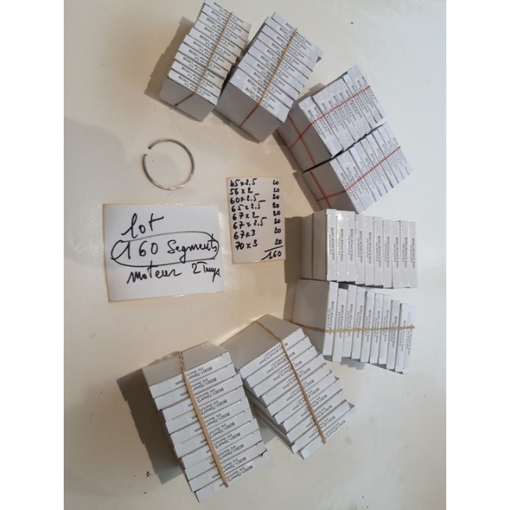 Lot de 160 segments avec encoche pour moteur 2 temps prix déstockage