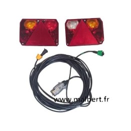 Kit faisceau radex 6m50 + 2 feux
