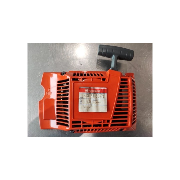 Carter lanceur tronçonneuse complet origine HUSQVARNA 503615571-266-266-272neuf ancien stock prix déstockage