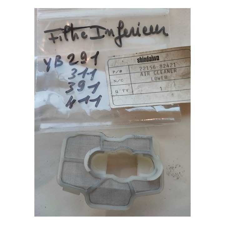 Filtre à air infèrieur tronçonneuse 22156-82421 iseki shindaiwa