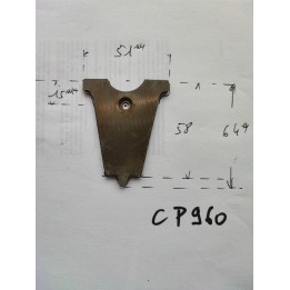 Plaquette de doigt de barre de coupe faucheuse déstockage