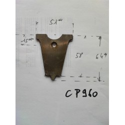 Plaquette de doigt de barre...
