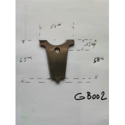Plaquette de doigt de barre...