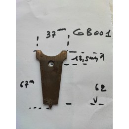 Plaquette de doigt de barre de coupe faucheuse déstockage
