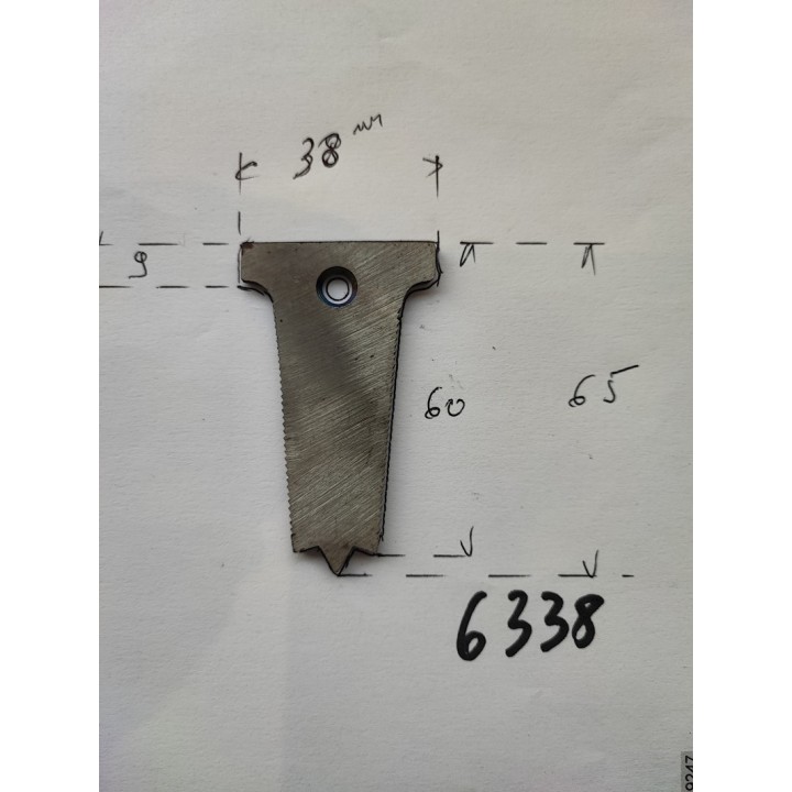 Plaquette de doigt de barre de coupe faucheuse déstockage
