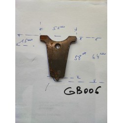 Plaquette de doigt de barre...