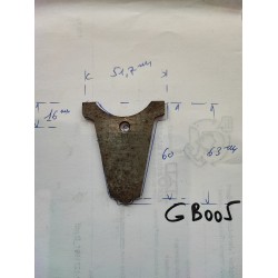 Plaquette de doigt de barre...
