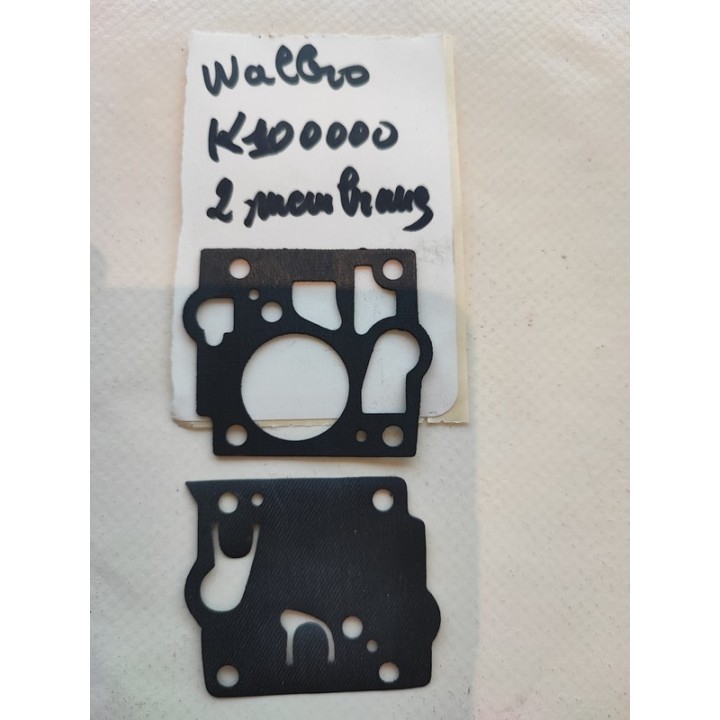 Membranes carburateur WALBRO kit 2 membranes K10HS partiel déstockage